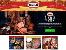 Tablet Screenshot of brandtmeats.com
